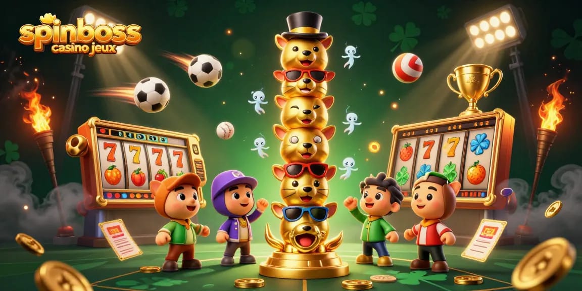 Découvrez les jeux SpinBoss casino, avec des centaines de machines à sous et éléments de jeu.